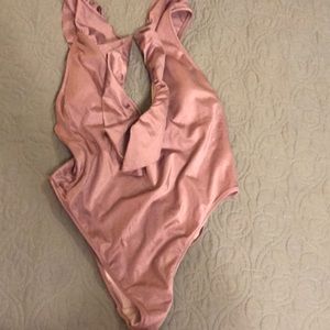 Victoria Secret Pink Lavender One Piece Swimsuit